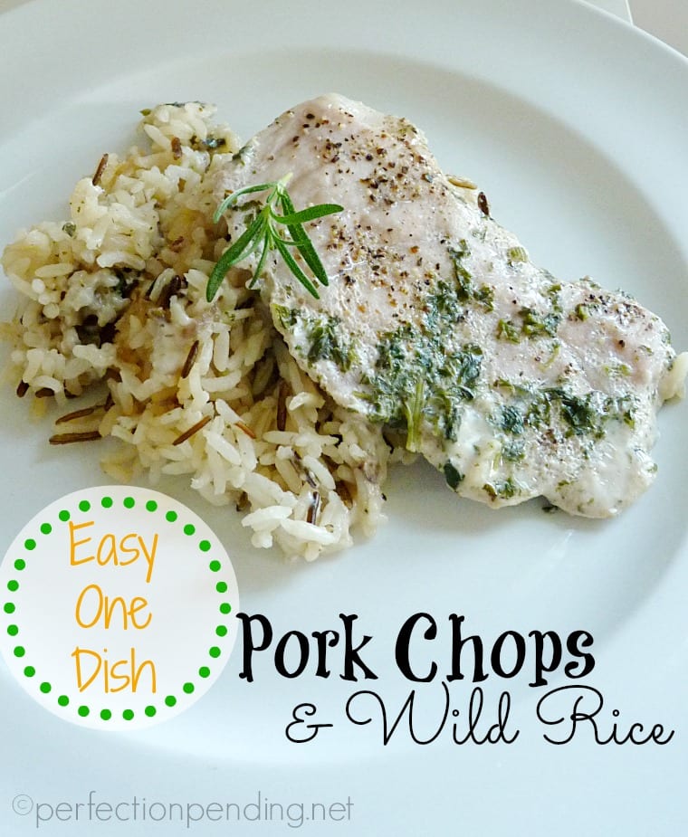 easy one dish pork chops and wild rice recipe perfection pending easy one dish pork chops and wild rice recipe perfection pending