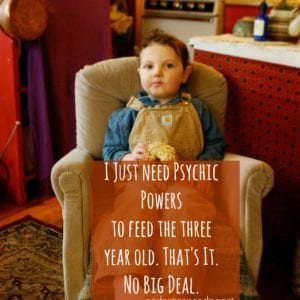 I Just Need Psychic Powers. Then It Would Be EASY!