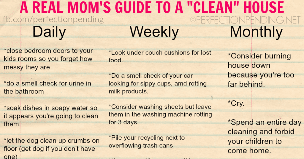 How To Clean The House a real mom's guide to a clean house - perfection pending How To Clean The House a real mom's guide to a clean house - perfection pending